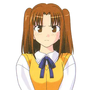Satsuki looks stern.